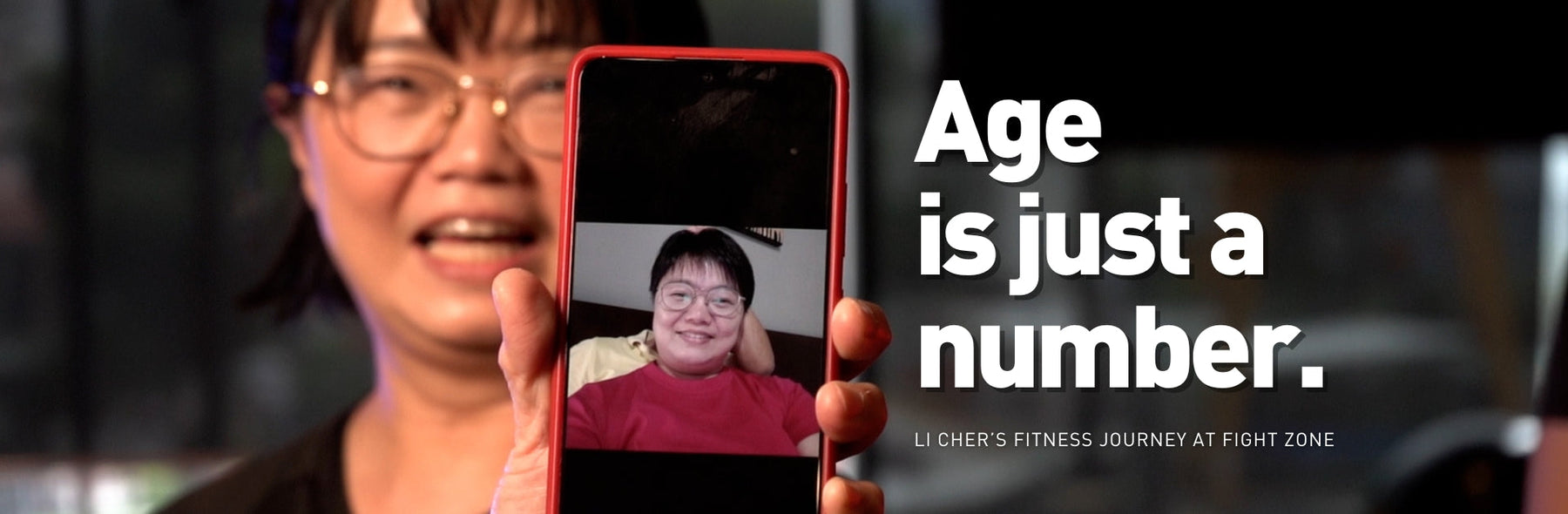 Age is just a number: Li Cher’s Fitness Journey at Fight Zone