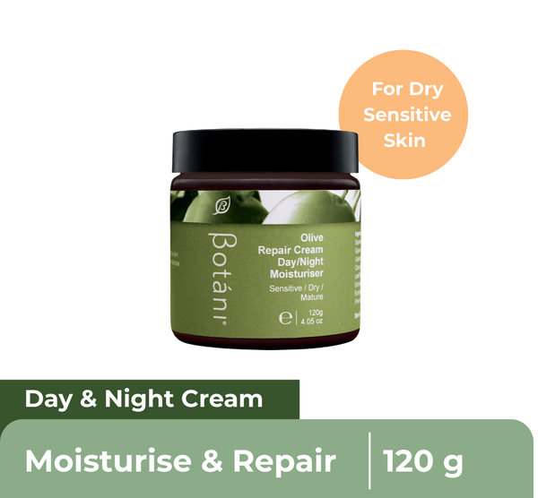 BOTANI OLIVE REPAIR CREAM DAY NIGHT MOISTURISER 120G