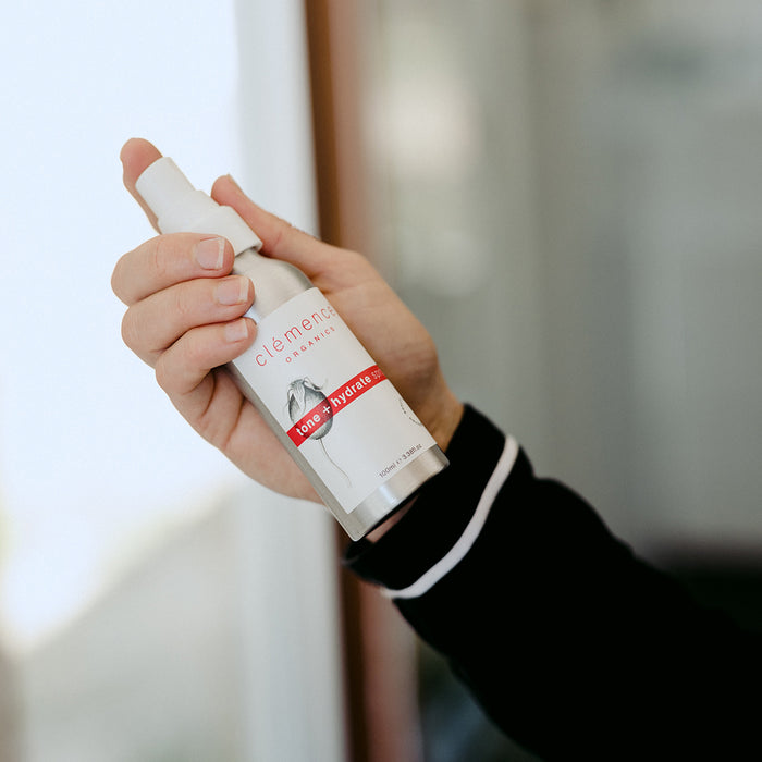 Clemence Organic Tone + Hydrate Spritz 100ml (expiration end July 2026)