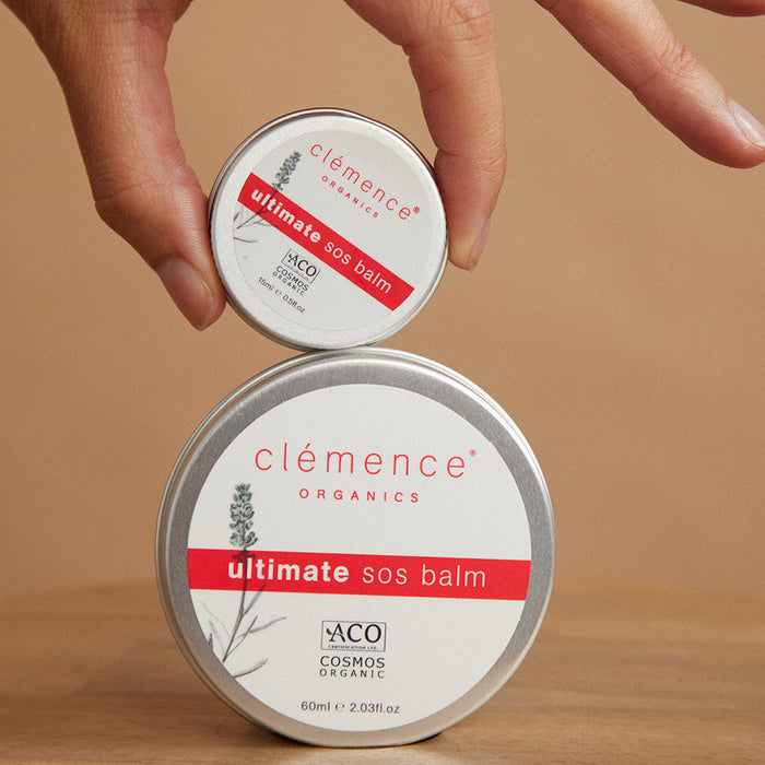 Clemence Organics Ultimate SOS Balm 15ml & 60ml (expiration end March 2026)