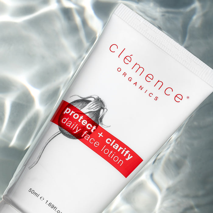 Clemence Organics Protect + Clarify Daily Face Lotion 50ml