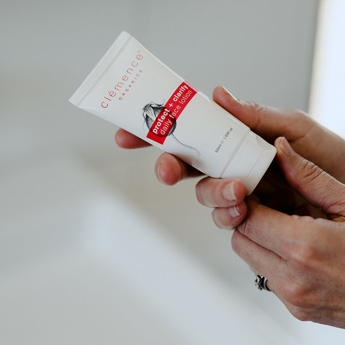 Clemence Organics Protect + Clarify Daily Face Lotion 50ml