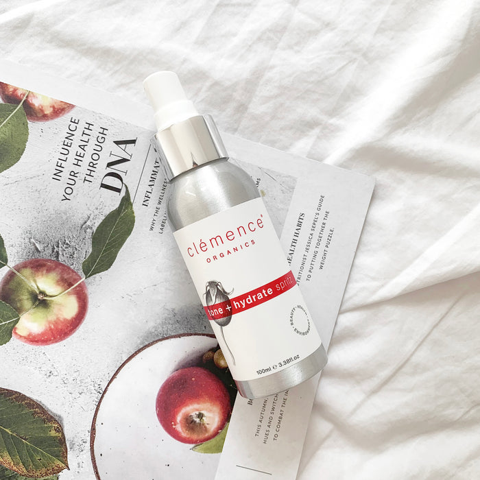 Clemence Organic Tone + Hydrate Spritz 100ml (expiration end July 2026)