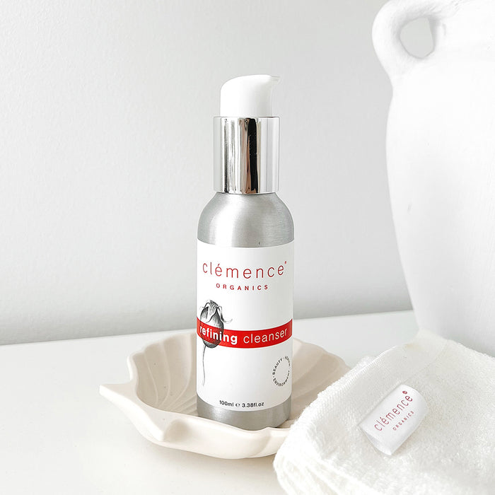 Clemence Organics Refining Cleanser 100ml (expiration end July 2026)