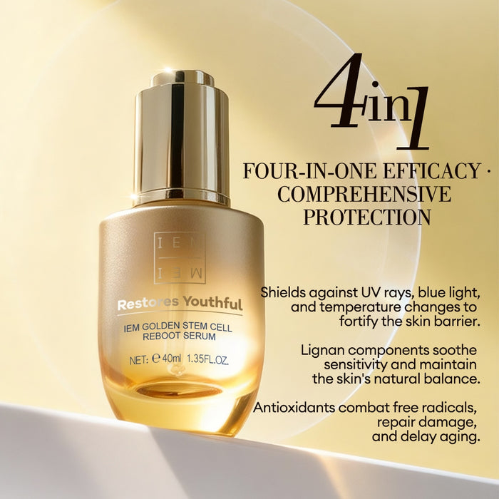 IEM Golden Stem Cell Anti-Aging Reboot Serum Face Oil | Deep Nourishing, Firming (Bundle pack of 3)