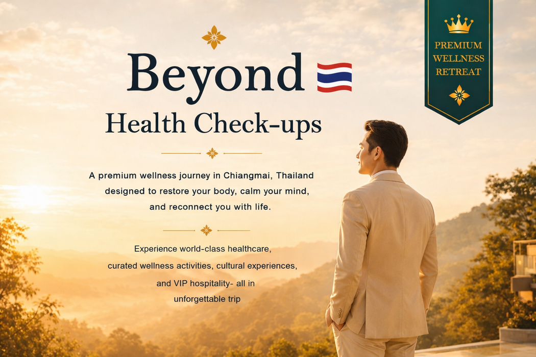Cura Selects - Combined Health Screening and Wellness Retreat for Men - Premier Package