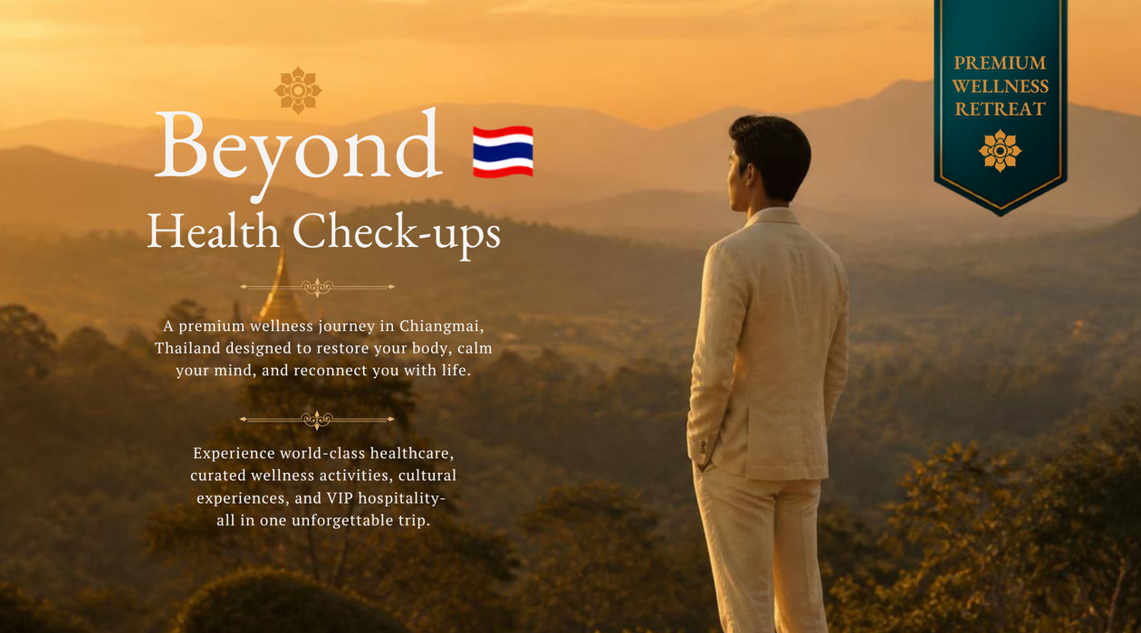 Cura Selects - Combined Health Screening and Wellness Retreat for Men - Premier Package