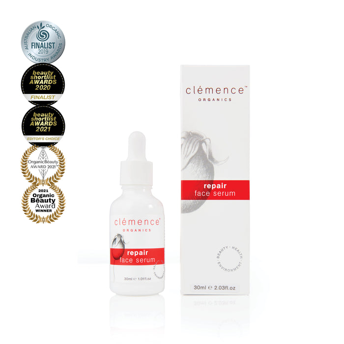 Clemence Organics Repair Face Serum 30ml (expiration end July 2026)