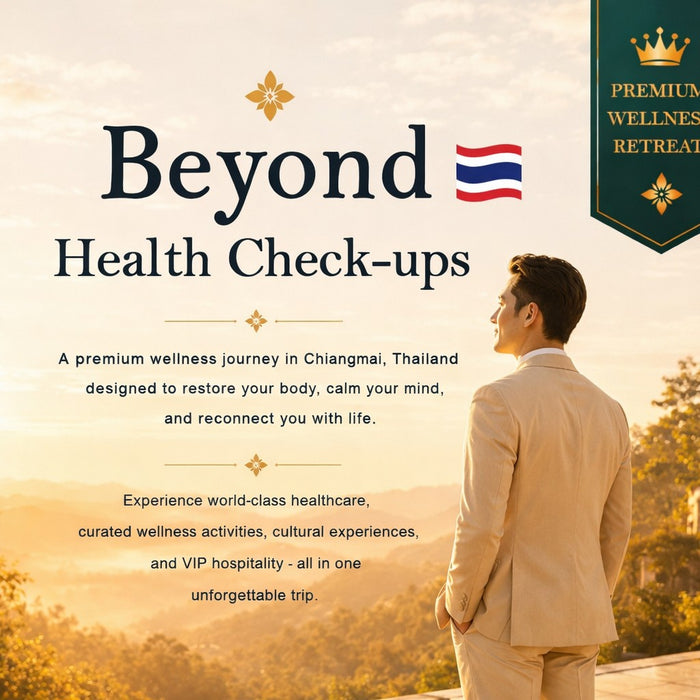 Cura Selects : Combined Health Screening and Wellness Retreat for Men - Premier Package